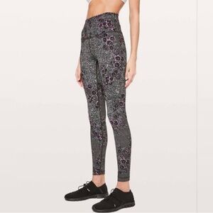 Lululemon Wunder Under High Rise Tight Engineered Full On Luxtreme 28" Size 4